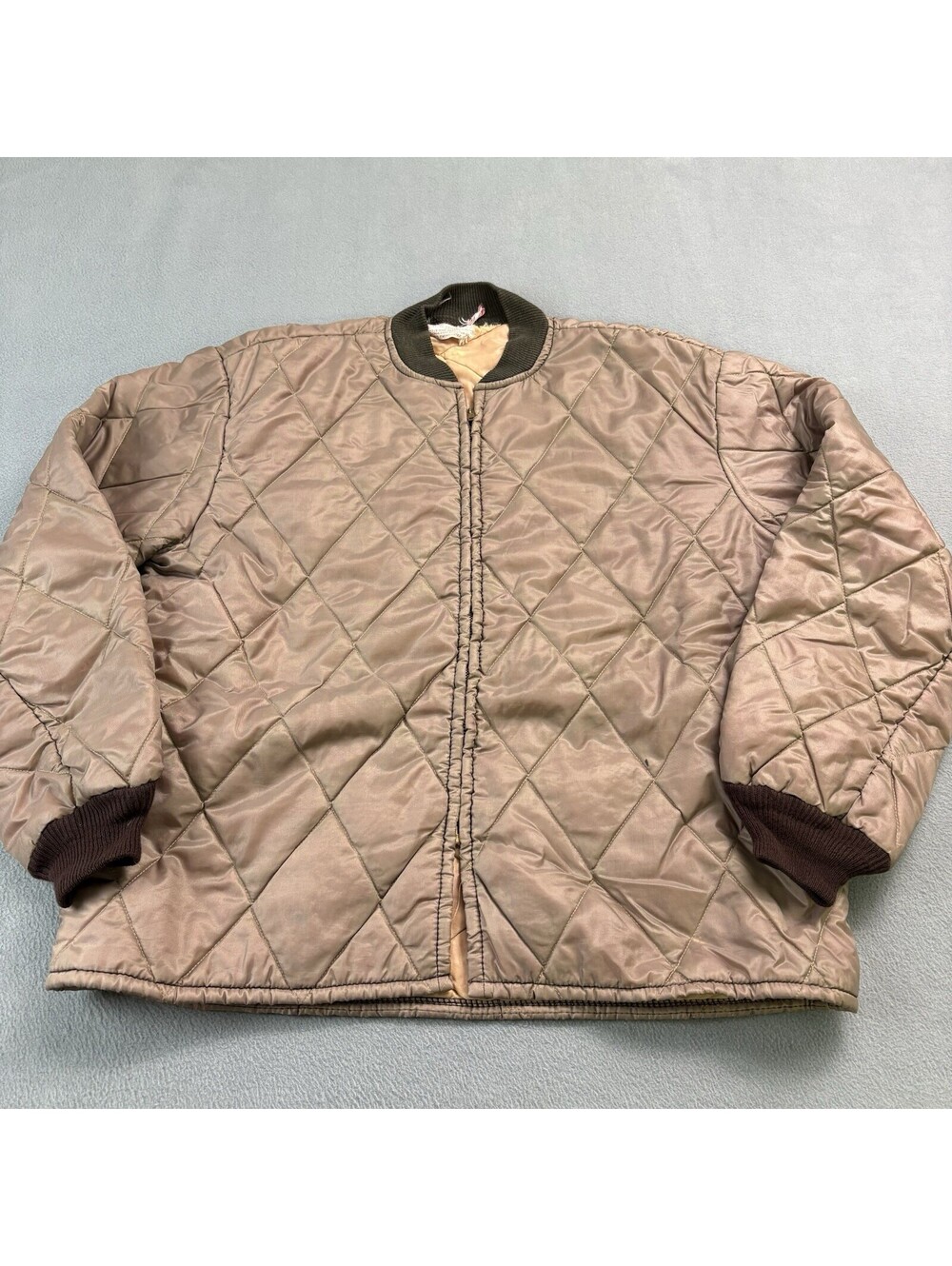 Vintage 50s 60s Thermal Twins Puffer Jacket Large / Medium (Check Measurements)